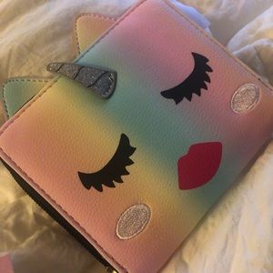🪄✨🦄SOLD🦄✨NWT Betsey Johnson Rainbow Unicorn Wallet